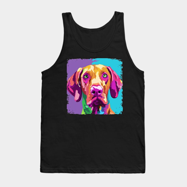 Vizsla Pop Art - Dog Lover Gifts Tank Top by PawPopArt